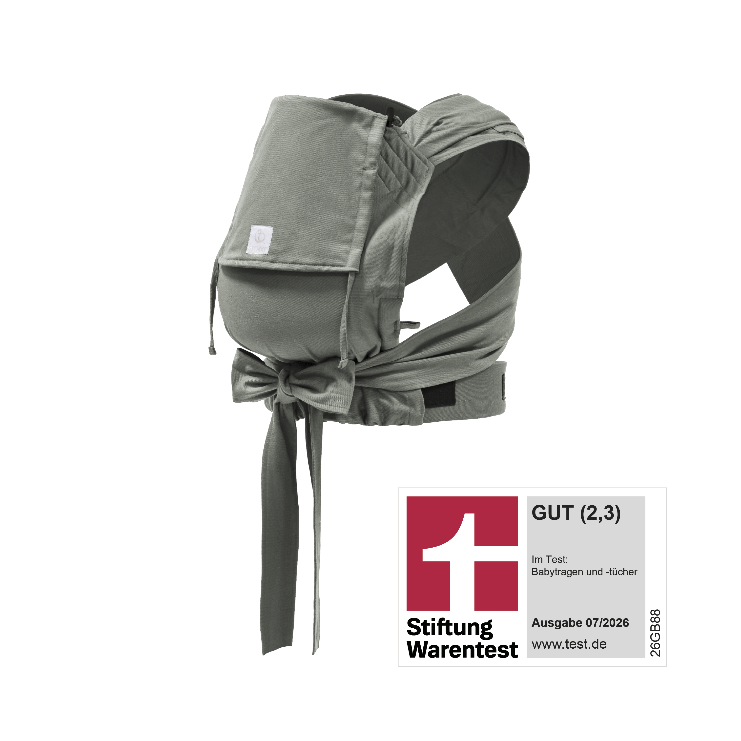 Marsupio Stokke® Limas™ - Marsupio per neonati, Glacier Green, mainview immagine della galleria 1